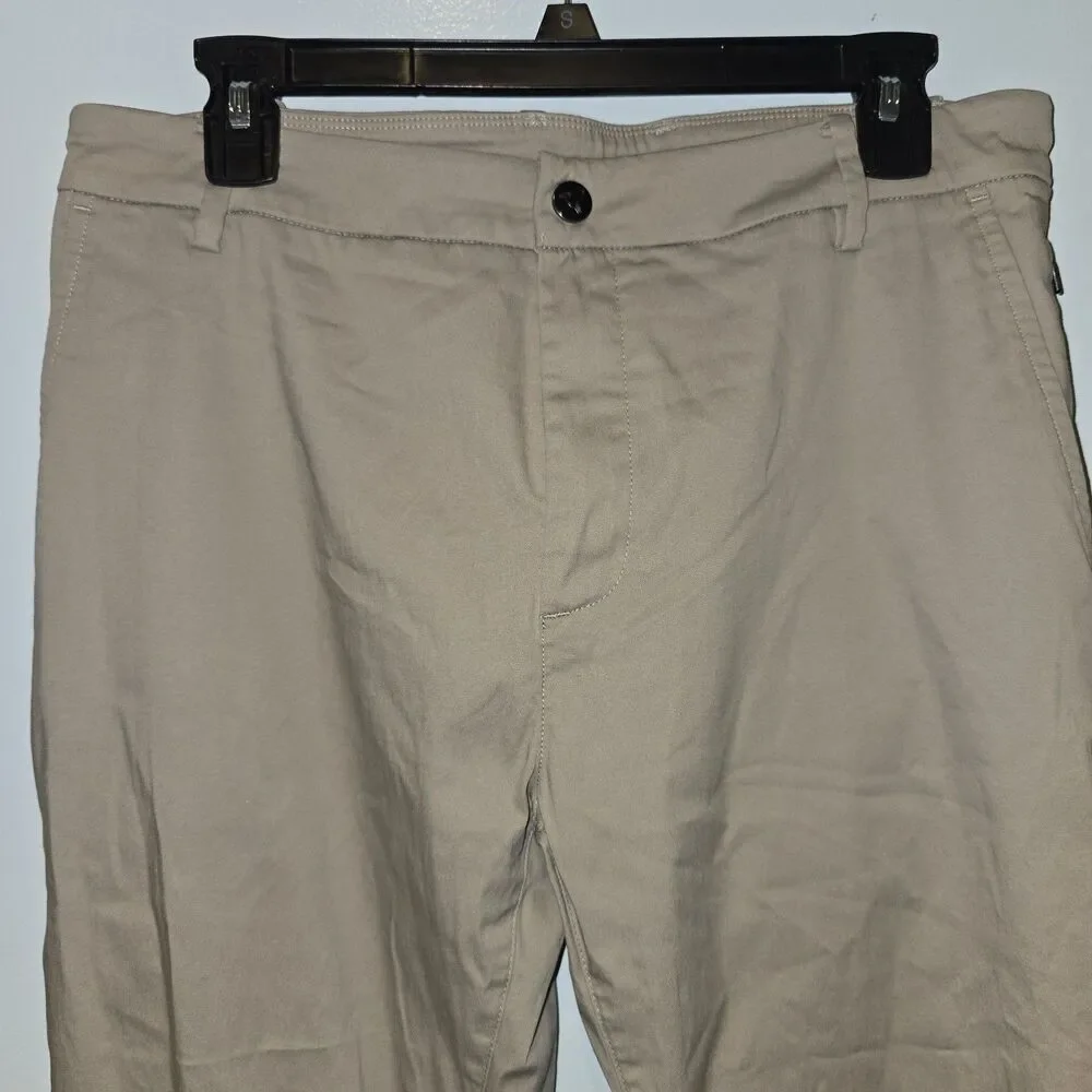 Birddogs Mens 32x32 Pants Beige Boom For Your Boomstick Lined Stretch